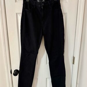 Old Navy High-Rise WOW Straight Jeans | Black | Size 12 Tall | New Without Tags